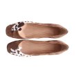 画像1: Dalmatian flat sole round toe ballet shoes pumps shoes 　ダルメシアンフラットラウンドトゥバレエシューズパンプスペタンコラクチンシューズ (1)