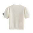 画像4: Women's Round neck ribbon round neck sweater knit  ラウンドネックリボンラウンドネックセーター　ニット (4)
