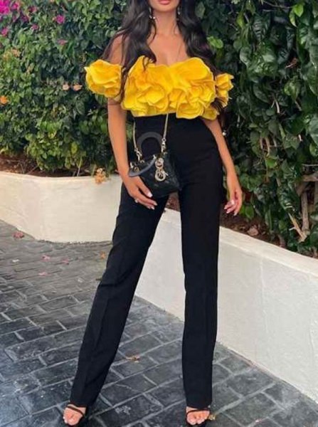 画像6: Women's Flower tube top one piece swimsuit long skirt swimsuit + skirt set　フラワーチューブトップワンピース水着ロングスカート 水着+スカートセット (6)