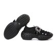 画像11: Rhinestone Buckle Hollow Breathable Mesh Platform Dad Sneakers　男女兼用ユニセックスライントーンバックルメッシュ厚底レースアップスニーカー (11)