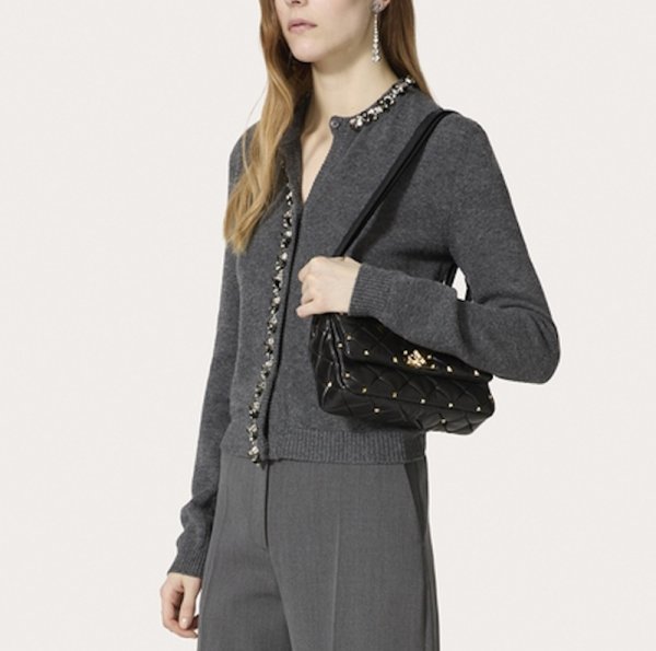 画像7: Women's Long sleeve French Style Beaded Cardigan Sweater Knit　ビーズスパンコール長袖カーディガンセーターニット (7)