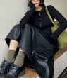 画像6: Women's Sequined round neck ribbed short sweater knit 　スパンコールラウンドネックリブ ショート丈セーター ニット (6)