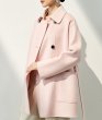 画像8: Women's Cashmere coat mid-length wool coat half-coat jacket outer 　ウールカシミア混紡ミドル丈コートジャケットアウター (8)