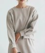 画像7: Women's  Back ribbon wool crew neck jacket & skirt set two-piece suit set up   バックリボン縛りラウンドネックウールジャケット＆スカートツーピーススーツセットアップ (7)