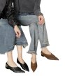 画像1: Metal Buckle Braided Mesh Flat Pumps Shoes 　メタルバックル編み込みメッシュフラットパンプスシューズ (1)