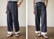 画像9: Contrast color high-end pants casual wide straight pants　コントラストカラーハイエンドパンツカジュアルワイドストレートパンツ (9)