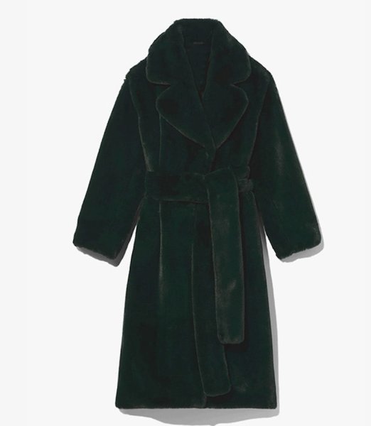 画像17: Women's Tailored collar long fur teddy bear coat outer  テーラーカラーロングファーテディベアコート ベーシックコート アウター (17)