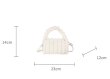 画像4: Texture Portable Fur Tote Shoulder Bag　ユニセックス男女兼用テクスチャポータブルファートートショルダーバッグ (4)