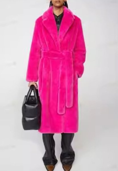 画像5: Women's Tailored collar long fur teddy bear coat outer  テーラーカラーロングファーテディベアコート ベーシックコート アウター (5)