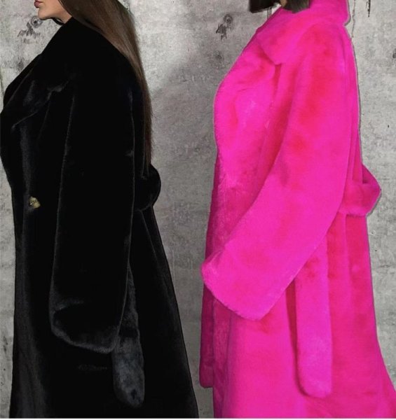 画像9: Women's Tailored collar long fur teddy bear coat outer  テーラーカラーロングファーテディベアコート ベーシックコート アウター (9)