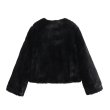 画像4: Women's Short length duffle fur coat with bits jacket outer ビット付きダッフルショート丈ファーコートジャケット (4)