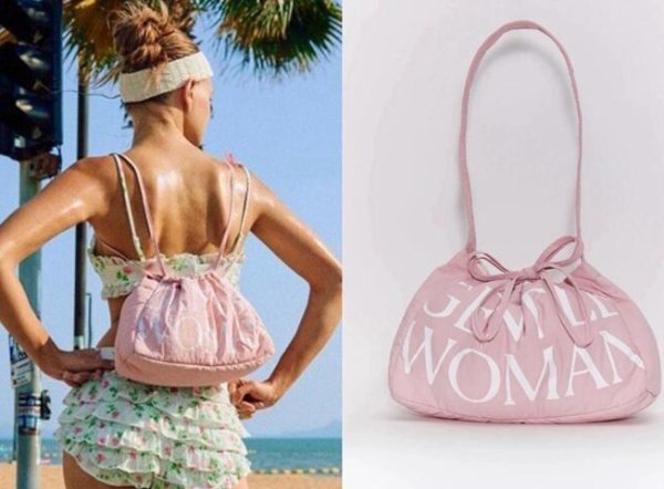 画像24: Gentlewoman Logo Dumpling Drawstring Shoulder Underarm Backpack Bag　ユニセックス男女兼用Gentlewomanロゴ巾着ショルダートートアンダーアームパックバッグ (24)