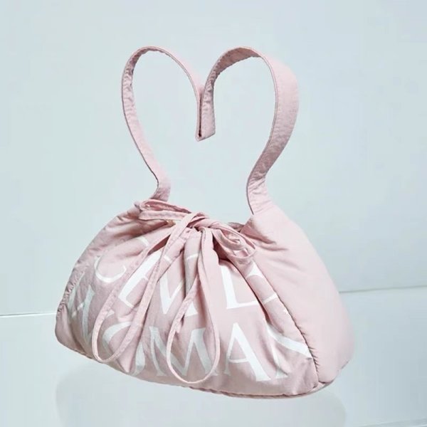 画像13: Gentlewoman Logo Dumpling Drawstring Shoulder Underarm Backpack Bag　ユニセックス男女兼用Gentlewomanロゴ巾着ショルダートートアンダーアームパックバッグ (13)