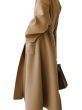 画像10: Women's Loose no-collar fashion long cocoon coat  ルーズノーカラーファッションロングコクーンコート ジャケット (10)