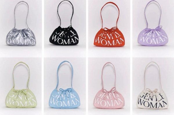 画像22: Gentlewoman Logo Dumpling Drawstring Shoulder Underarm Backpack Bag　ユニセックス男女兼用Gentlewomanロゴ巾着ショルダートートアンダーアームパックバッグ (22)