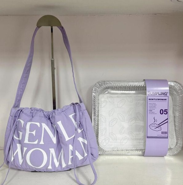 画像6: Gentlewoman Logo Dumpling Drawstring Shoulder Underarm Backpack Bag　ユニセックス男女兼用Gentlewomanロゴ巾着ショルダートートアンダーアームパックバッグ (6)