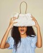 画像10: Waterproof lightweight pleated gathered handle leather underarm tote shoulder bag　ユニセックス男女兼用防水軽量プリーツギャザーハンドルレザーアンダーアーム トートショルダーバッグ (10)