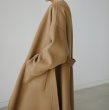 画像8: Women's Loose no-collar fashion long cocoon coat  ルーズノーカラーファッションロングコクーンコート ジャケット (8)