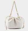画像4: Leather Cloud Bag Chain Flamenco Purse Tote Shoulder Pochette Bag　ユニセックス男女兼用本革レザー巾着フラメンコトートショルダーポシェット斜め掛けバッグ (4)