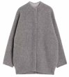 画像6: Women's Super soft knit collarless jacket cardigan スーパーソフトニットノーカラージャケット カーディガン (6)