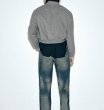 画像13: Women's Round neck short bomber jacket jumper coat　ショート丈ラウンドカラーボンバージャケット ブルゾンコート  (13)