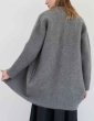 画像3: Women's Super soft knit collarless jacket cardigan スーパーソフトニットノーカラージャケット カーディガン (3)