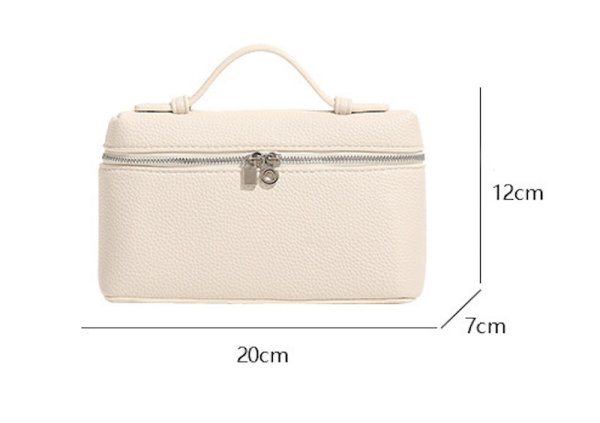 画像12: Weaving Leather Vanity Tote Shoulder Bag Crossbody Pochette Bag　ユニセックス男女兼用レザーバニティーバケットトートショルダーポシェットクロスボディバッグ (12)