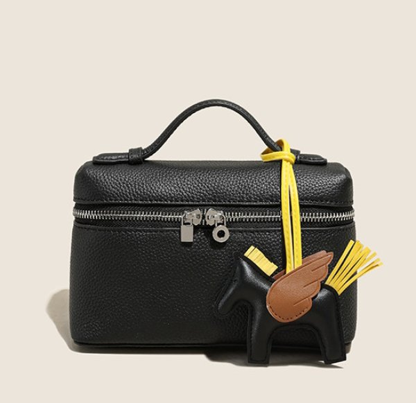 画像4: Weaving Leather Vanity Tote Shoulder Bag Crossbody Pochette Bag　ユニセックス男女兼用レザーバニティーバケットトートショルダーポシェットクロスボディバッグ (4)