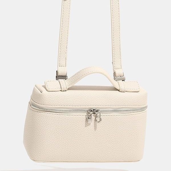 画像9: Weaving Leather Vanity Tote Shoulder Bag Crossbody Pochette Bag　ユニセックス男女兼用レザーバニティーバケットトートショルダーポシェットクロスボディバッグ (9)