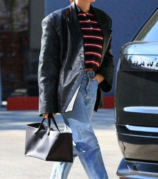 画像4: ROW Cowhide Large Capacity Tote Bag Handbag for Commuting to School　ユニセックス男女兼用本革レザーベーシックトートバッグ通勤通学 (4)