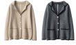 画像2: Women's Single Breasted Button Herringbone 　シングルブレストボタンヘリンボーンジャケット ブルゾンコート (2)
