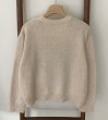 画像6: Women's Big Heart Knitted Round Neck Sweater knit 　ビッグハート編み込みラウンドネックセーターニットジャケット (6)