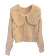 画像2: Women's Large lapel single-breasted long sleeve knitted cardigan sweater Knit　ビック襟シングルカーディガンセーターニットジャケット (2)