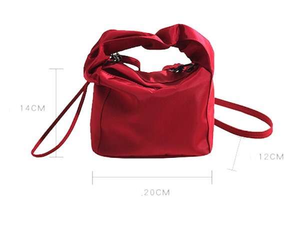 画像7: Crossborder nylon single shoulder tote shoulder crossbody bag handbag 　ユニセックス男女兼用ナイロンシングルハンドルトートショルダークロスボディバッグ (7)