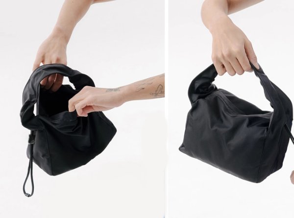 画像5: Crossborder nylon single shoulder tote shoulder crossbody bag handbag 　ユニセックス男女兼用ナイロンシングルハンドルトートショルダークロスボディバッグ (5)