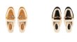 画像5: Low heel fur boa mules slippers moccasin sandals Pumps shoes 　ローヒールファーボアミュール  スリッパ モカシンサンダルパンプスシューズ (5)
