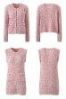 画像3: Women's Tweed knit jacket and dress  One piece　ツイードニット編みジャケット&ドレス (3)