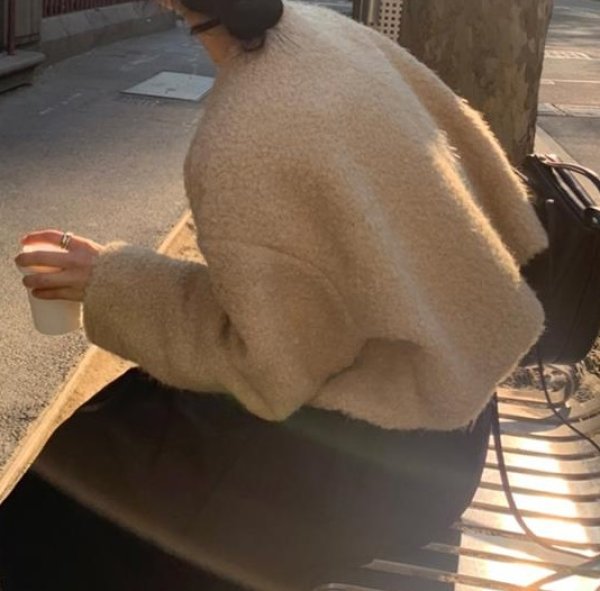 画像6: Women's Fluffy short length bolero jacket cardigan　モコモコショート丈ボレロ ジャケットカーディガン (6)