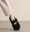 画像6: Mary Jane fur flat pumps shoes 　モコモコファーフラットパンプスシューズ (6)