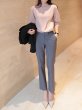 画像5: Women's Balloon sleeve 3/4 sleeve high neck sweater  knit　七部バルーン袖ハイネックセーターニット (5)