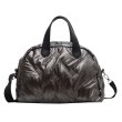 画像4: Down quilting Shoulder Tote Crossbody Bag 　ユニセックス男女兼用キルティングダウンナイロンクロスボディバッグトートショルダーバッグ (4)