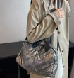 画像6: Down quilting Shoulder Tote Crossbody Bag 　ユニセックス男女兼用キルティングダウンナイロンクロスボディバッグトートショルダーバッグ (6)