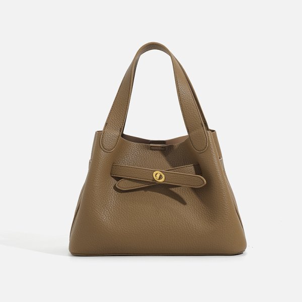 画像8: Leather Belt Bucket Tote Shoulder Crossbody Bag　ユニセックス男女兼用レザーベルトバケットトートショルダークロスボディバッグ (8)