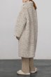 画像5: Women's Hooded long soft coat jacket　スタンドカラーミッドレングスラムファーロングコート  (5)