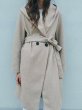 画像9: Women's Hooded long soft coat jacket　フード付きロングソフトコートジャケットベルト付きロングコート  (9)