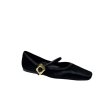 画像2: Strappy soft leather square toe flat shoes pumps shoes 　フラットストラップスクエアトゥパンプスシューズ (2)