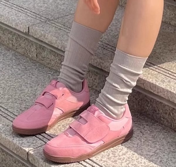 画像5: Velcro suede in retro style sneakers　ベルクロスエードインレトロスタイルスニーカースリッポン (5)