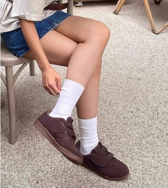 画像6: Velcro suede in retro style sneakers　ベルクロスエードインレトロスタイルスニーカースリッポン (6)