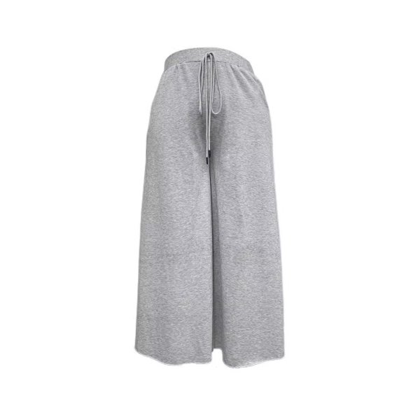 画像7: Sweat loose wide leg casual pants bottoms　スエットルーズワイドレッグカジュアルパンツボトムス (7)