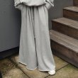 画像5: Sweat loose wide leg casual pants bottoms　スエットルーズワイドレッグカジュアルパンツボトムス (5)
